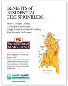 Prince George County Residential Fire Sprinkler Report
