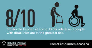 8 out of 10 fire deaths happen at home