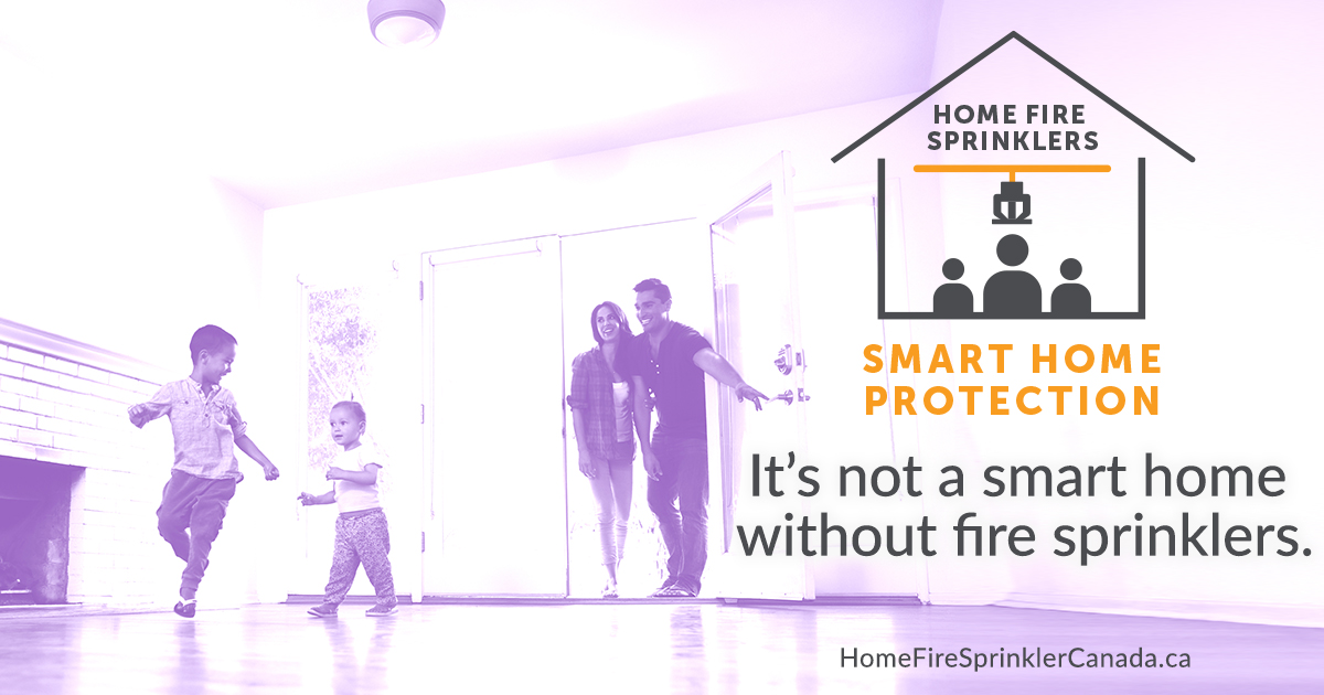 It's not a smart home without fire sprinklers.