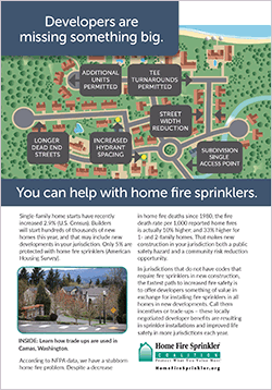 fire sprinklers and community risk reduction