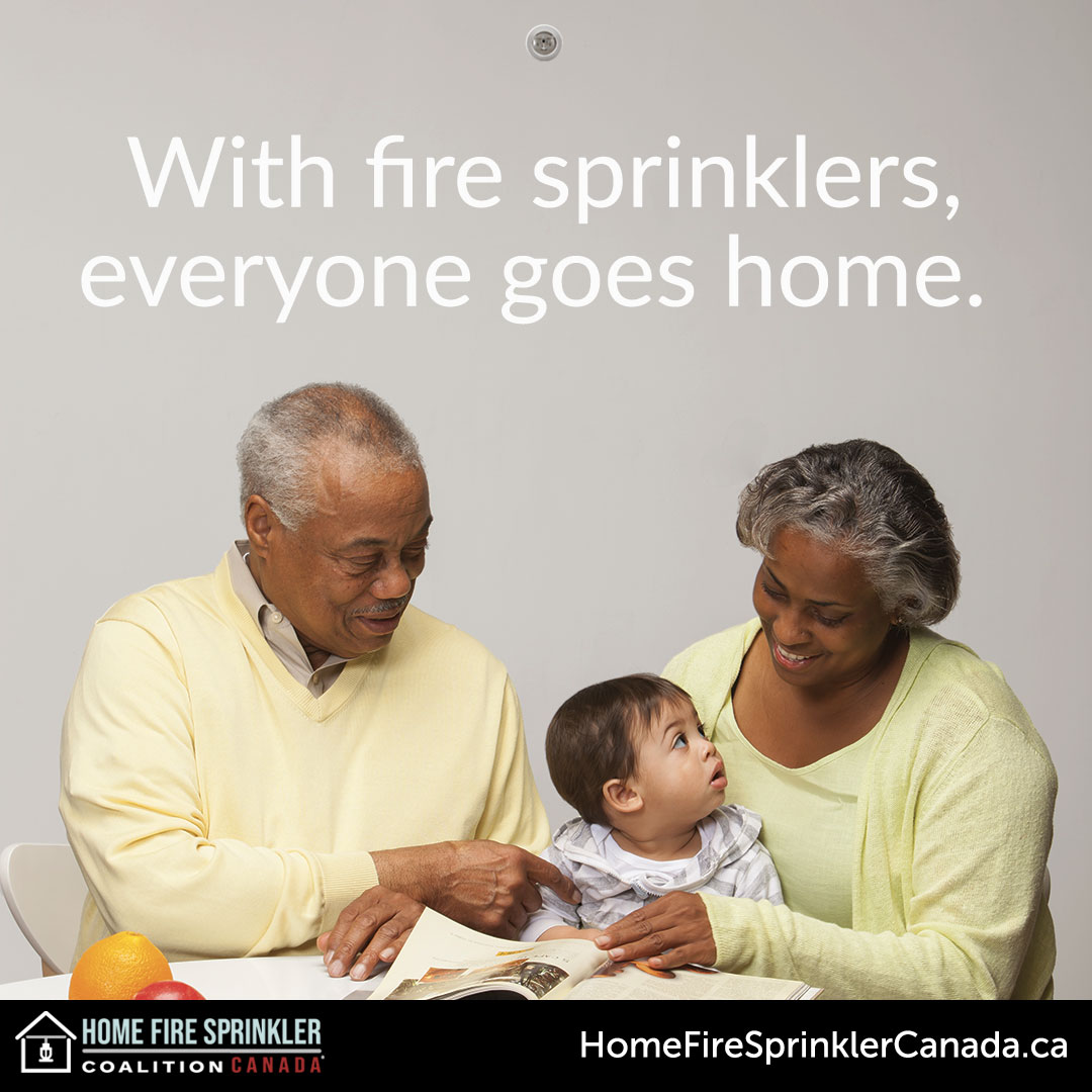 with home fire sprinklers everyone goes home