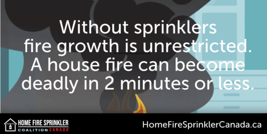 without sprinklers fire growth is unrestricted