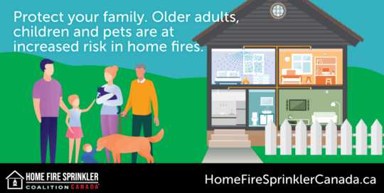 protect your family. older adults, children and pets are at increased risk in home fires.