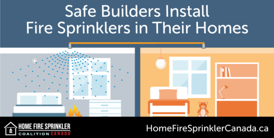 safe builders install fire sprinklers