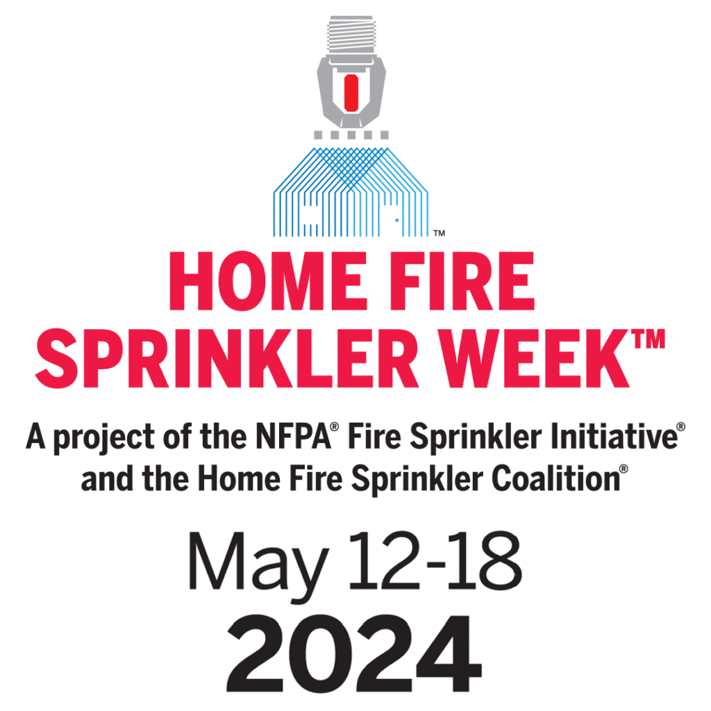 Home fire sprinkler week 2024