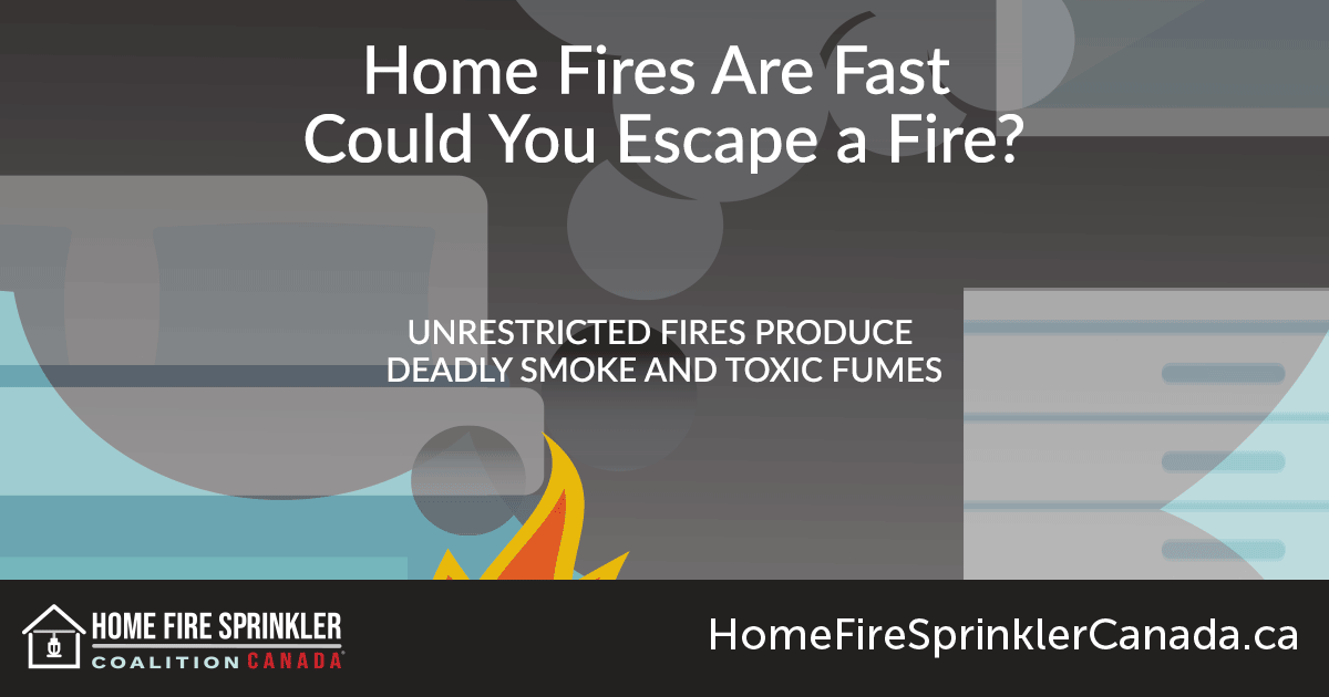 home fires are fast. could you escape a fire?