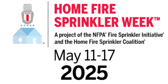 home fire sprinkler week 2025