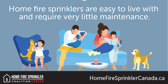 fire sprinklers are easy to live with