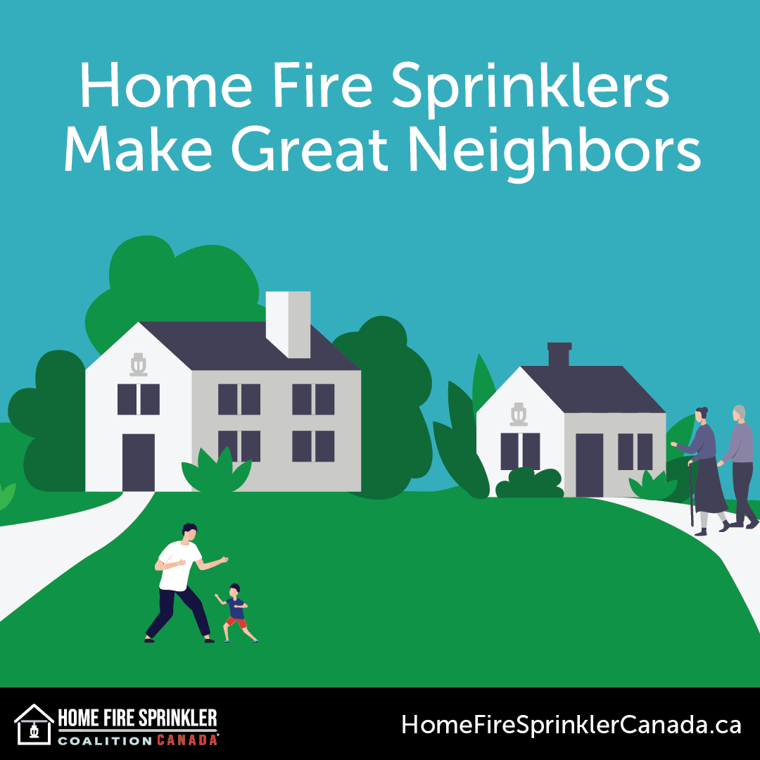 home fire sprinklers make great neighbors