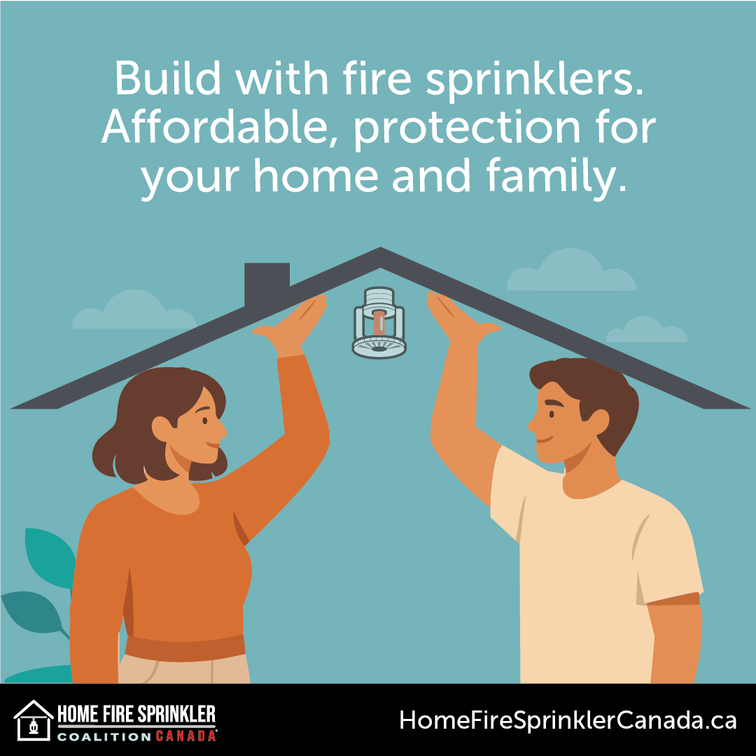 build with fire sprinklers