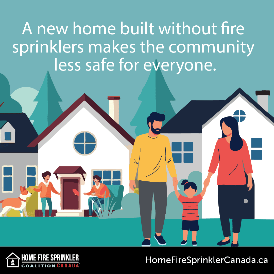 A new home built without fire sprinklers make the community less safe for everyone