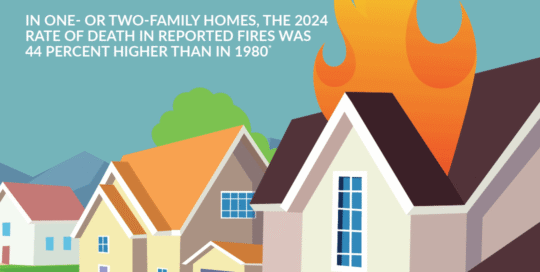 home fires burn quicker and are more deadly today